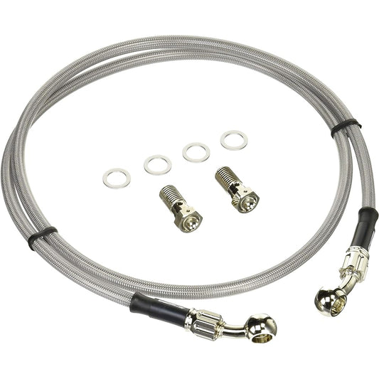 AC Performance Line Brake Hose Aluminum Plated (Front) CYGNUS-X 03-07 (SE12J) 32135310