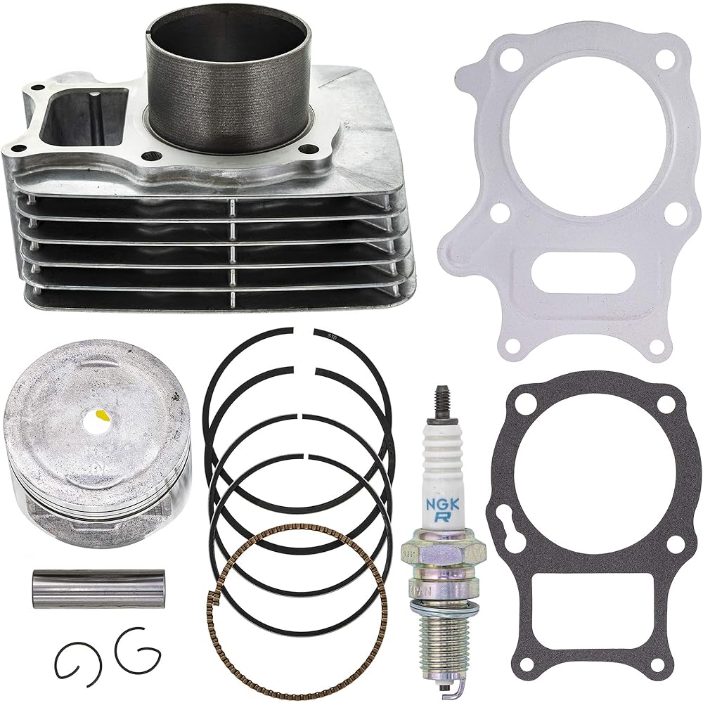 NICHE Cylinder Piston Gokket Kit 2001-2020 Honda Recon TRX250 SPORTRAX TRX250EX