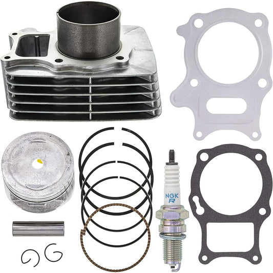 NICHE Cylinder Piston Gokket Kit 2001-2020 Honda Recon TRX250 SPORTRAX TRX250EX
