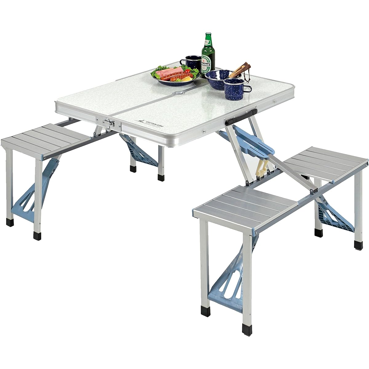CAPTAIN STAG Table Laforet DX Aluminum Picnic Table UC-9