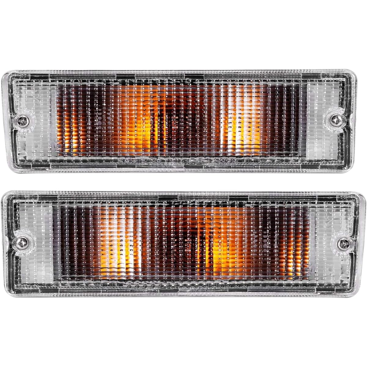 SPPC Bumper Light Clear Nissan Hard Body Pickup -Pair) --Winker Lamp
