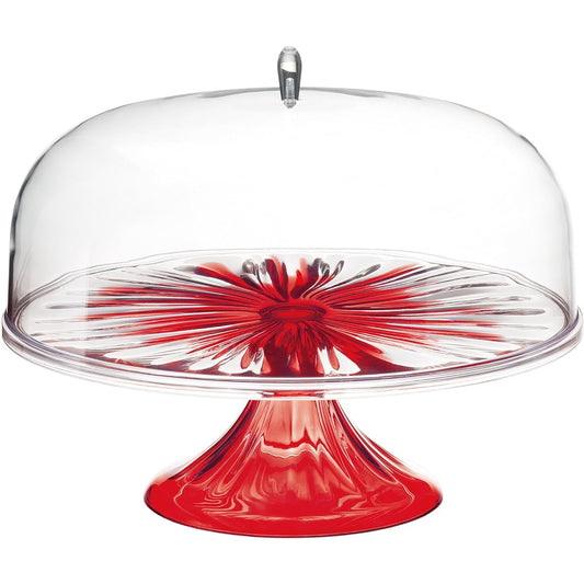 guzzini cake stand IRIS red 24940265