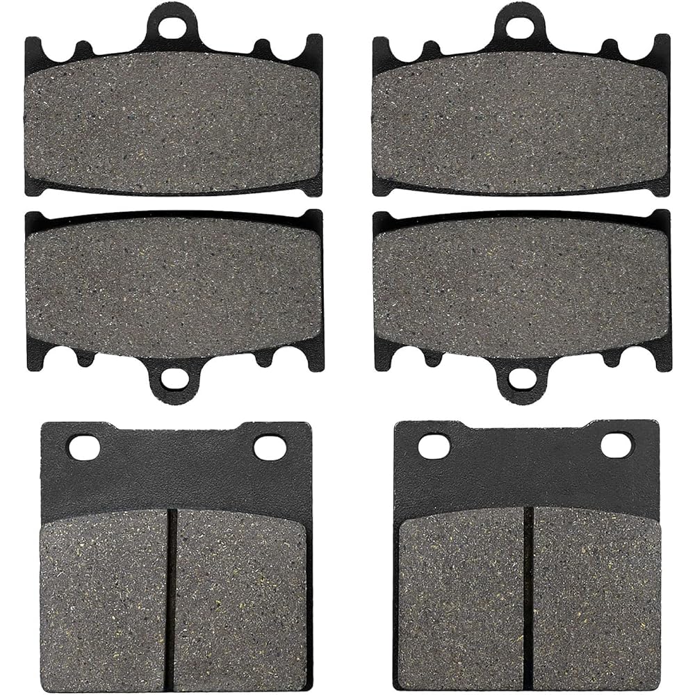 Brake Pads Front and Rear Compatible with Suzuki GSXR 600 1997-2003 / GSXR 750 2000-2003 / TL 1000 S 1997-2001