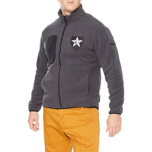 [Fstyle] Fleece Jacket John Lennon Type Patch Included Fleece Large Size