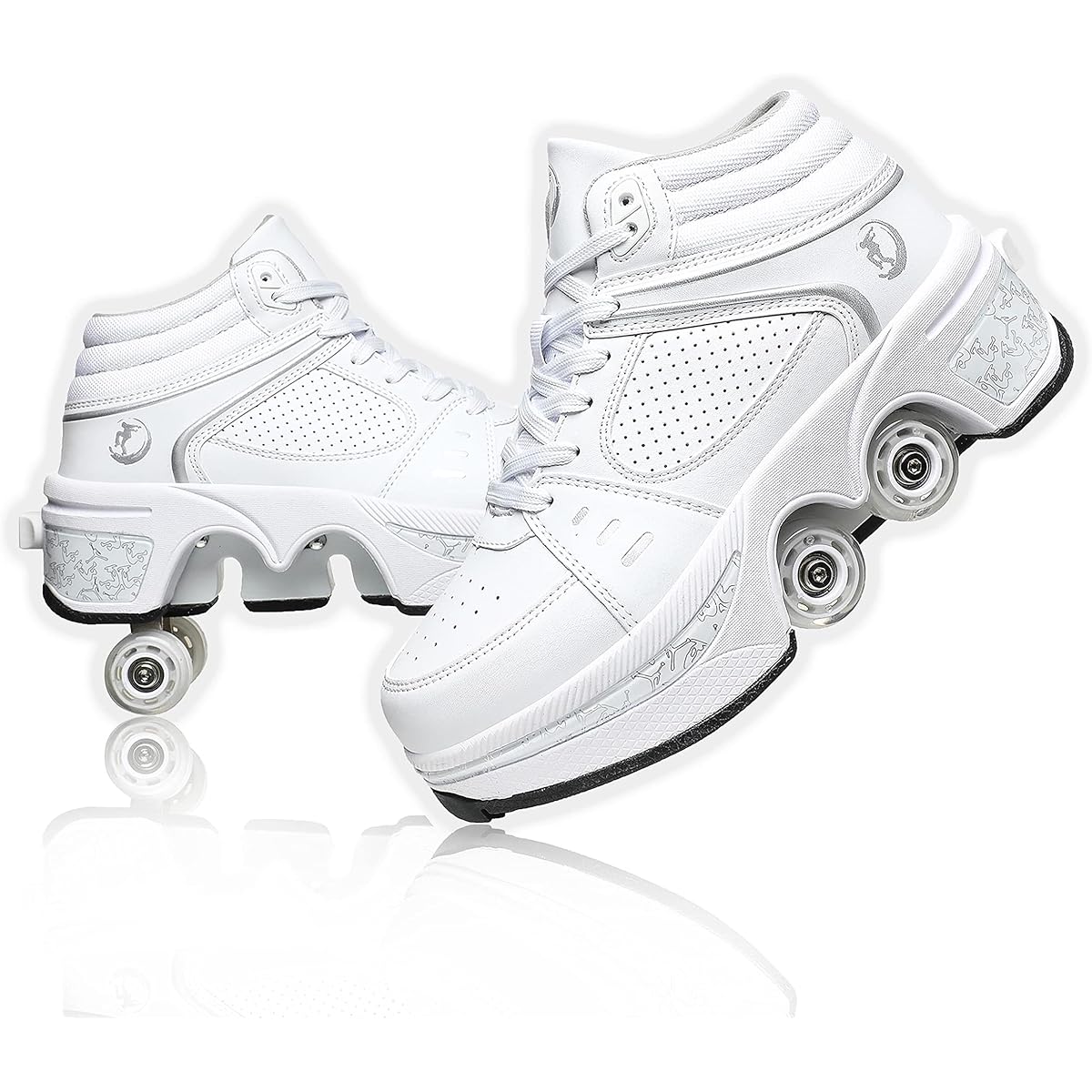 Roller Skates Girls Roller Skates Children Roller Skates Kids Roller Skates Kids Beginners Cute Inline Skates 4 Wheels Automatic Walking Shoes Invisible Pulley Shoes Skates