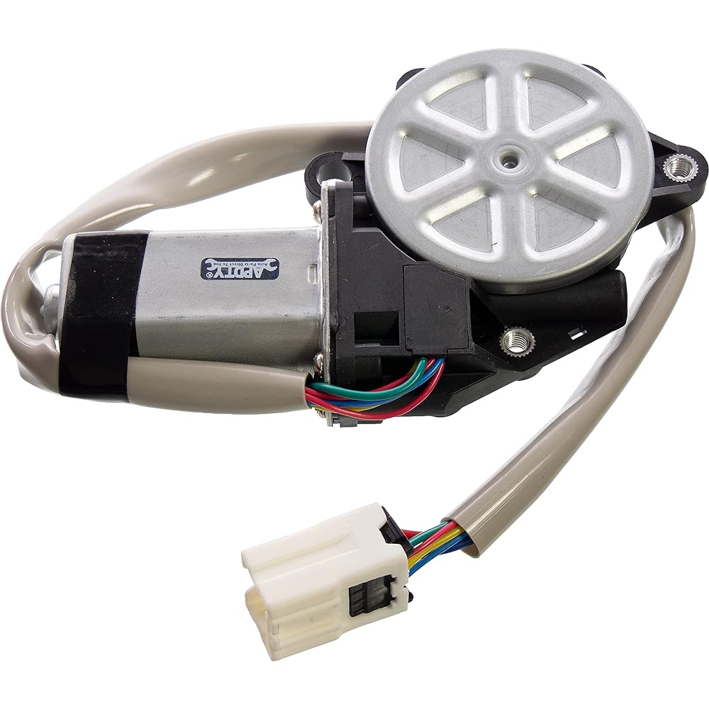 APDTY 853634 Power Windows Motor Front Left/Driver side for 2003-2007 Murano (Includes Long OE Style Wire Harness)