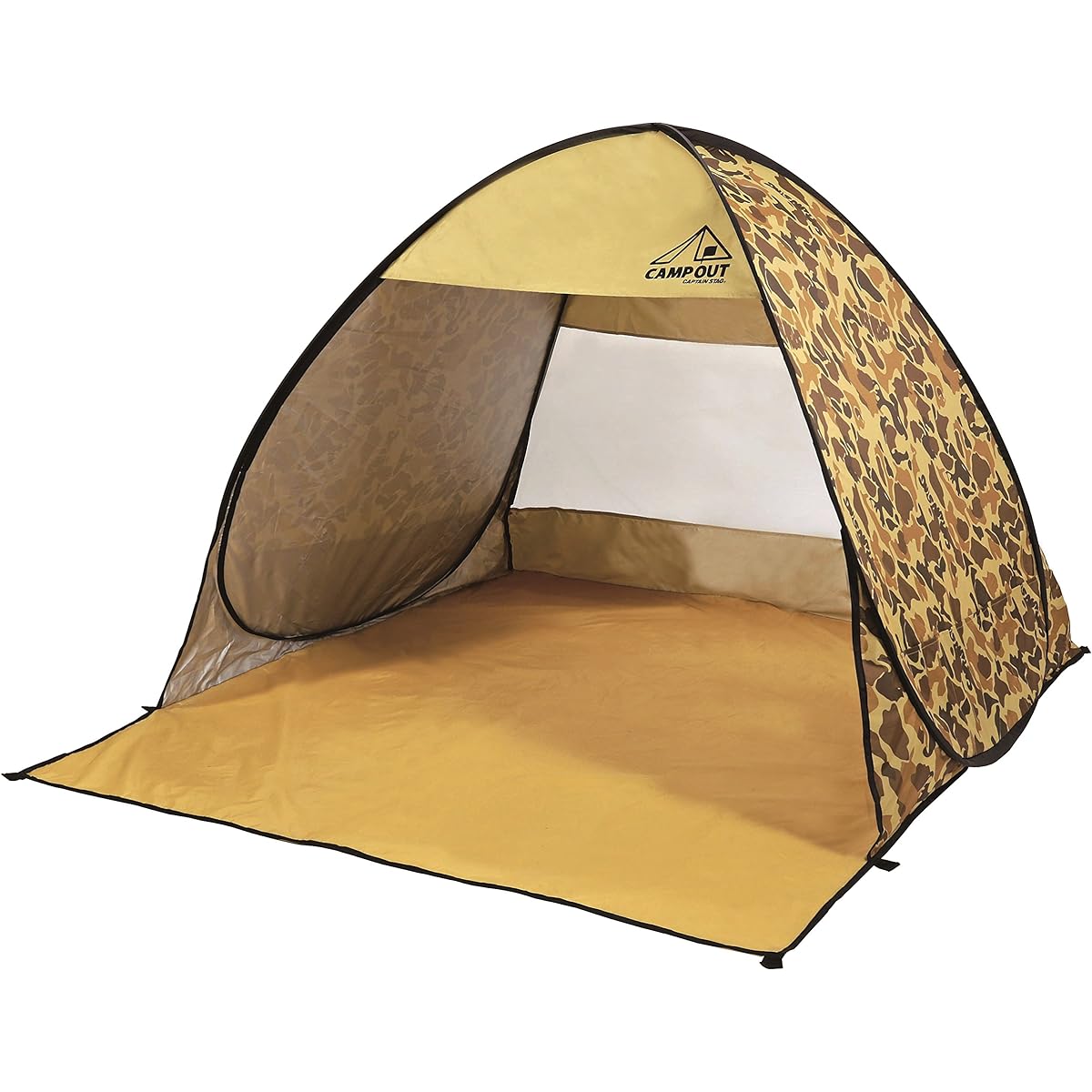 CAPTAIN STAG Beach Tent Campout Pop-up Tent Duo UV Camouflage UA-27