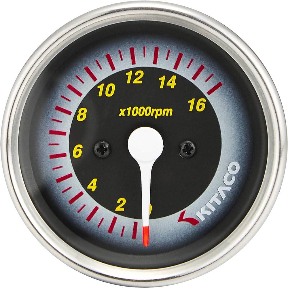 KITACO Tachometer (60φ/Mechanical) General Purpose 752-0801100