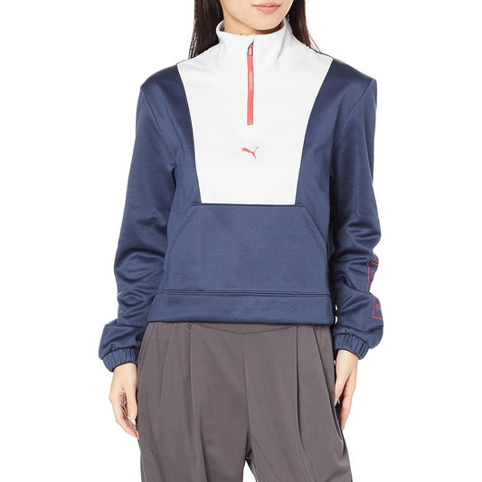 PUMA Long Sleeve Shirt Training TRAIN PERFORMANCE Fleece Zip Pullover 521322 Women's 521322