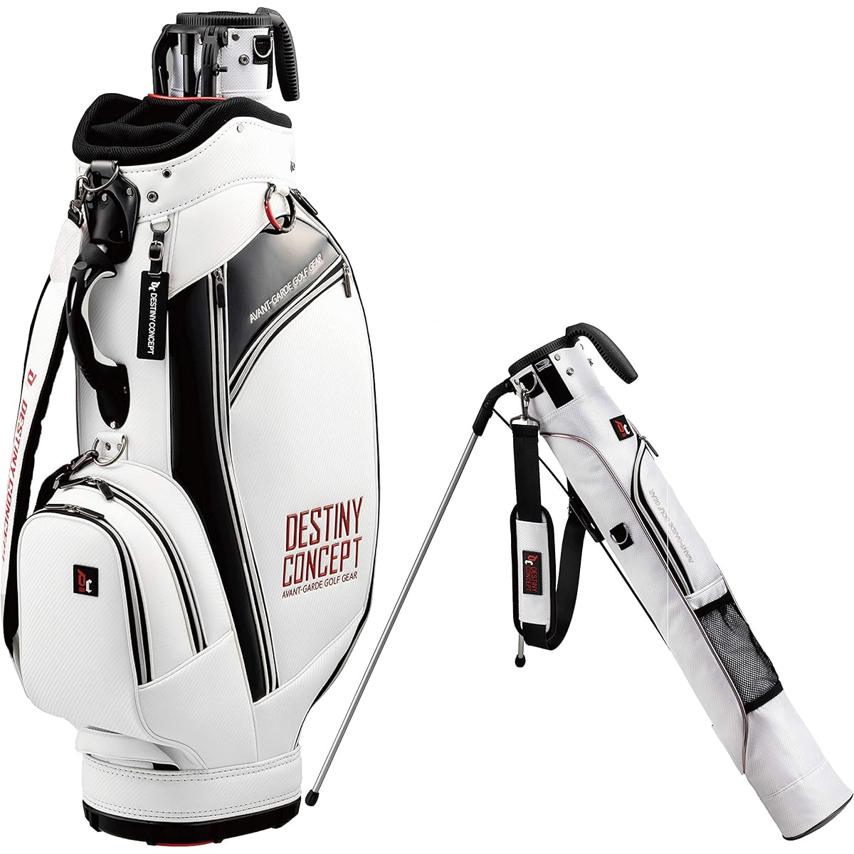[DESTINY CONCEPT] DESTINY CONCEPT Dual Caddy Bag DC-303CB DUAL Self Stand Club Case Built-in