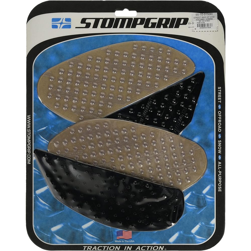 STOMPGRIP Traction Pad Tank Kit Hybrid VOLCANO NINJA H2 SX/SX SE 18-20 55-10-0150H