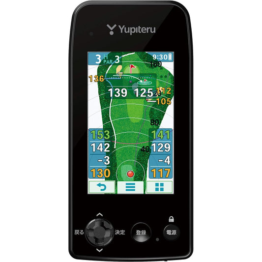 YUPITERU Golf Navi YGN7000 YGN7000 Display: 3.2 inch TFT color LCD electrostatic multi-touch Positioning satellite system: GPS + Michibiki + Galileo + L1S (submeter class reinforcement signal)