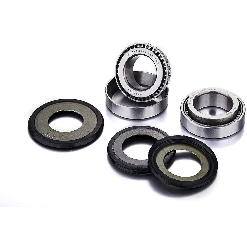 [Factory Link] Steering Stem Bearing Kit, Fits: Yamaha (1996-2018): YZF, WR(F)(R) 125, 250, 400, 426, 450, Suzuki (1991-1992): RM