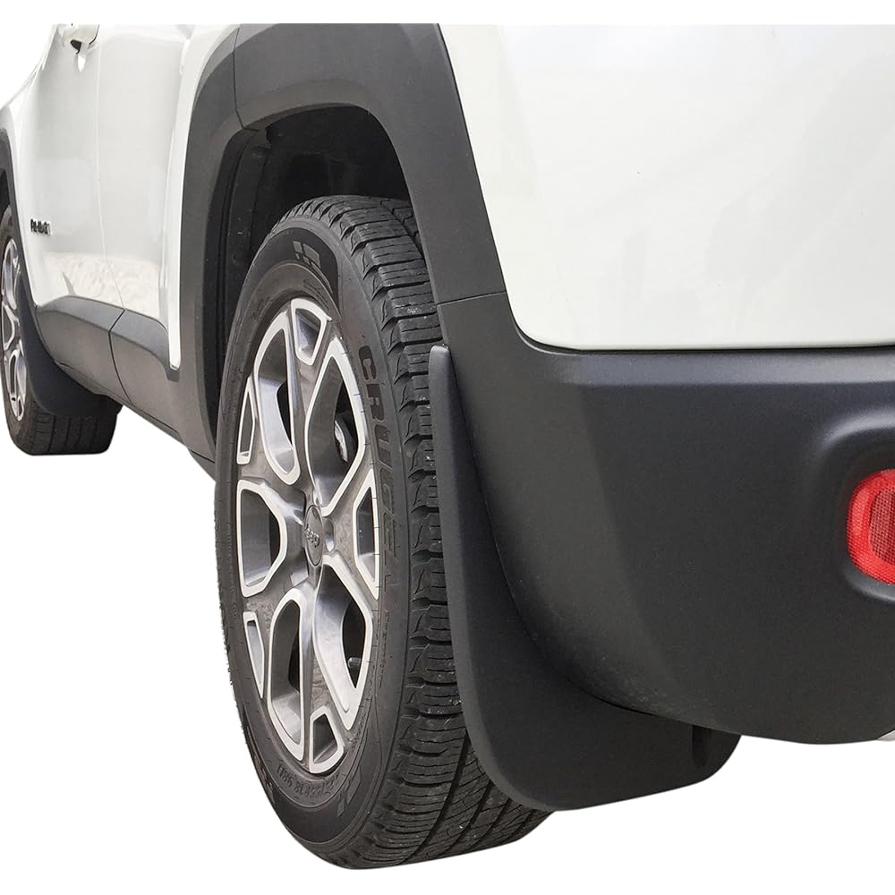 RED HOUND AUTO Premium Heavy Duty Molding 2015-2020 Jeep Renegade Mad Flap Guard Splash Front & Rear full 4-piece set