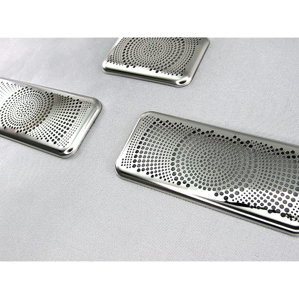 BRIGHTZ Crown Hybrid 20 21 224 Super Mirror Stainless Plated Ceiling Speaker Cover 3PC [SPEAKER-097] AZSH20 AZSH21 GWS224 AZSH GWSH GWS H20 H21 S224 20 21 224 220 Crown Hybrid Crown Hybrid Hybrid 46872