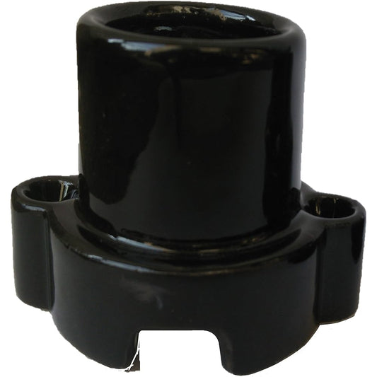Aoyama Dento E26 Recep with ears, black, 10 pieces