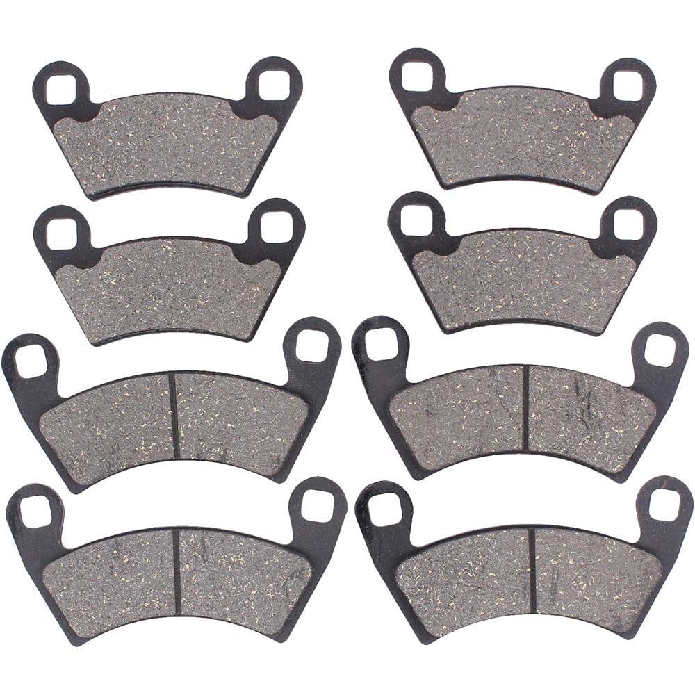 Motoku Front & Rear Brake Pad Polaris Ranger 500 570 700 800 XP RZR 900