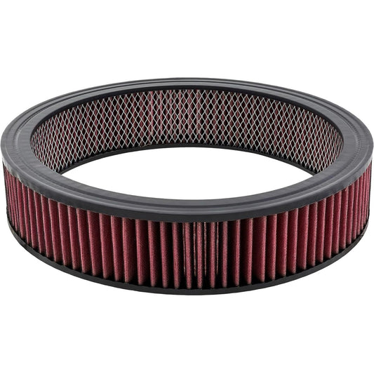 SPEEDWAY MOTORS (Speedway Motors) Washing and reusable air filter element 14 x 3 inches Select multi -layer Cotton gauze design