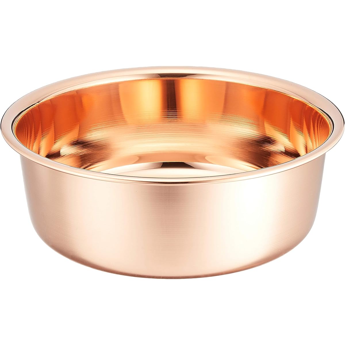 Shin Kong Metal Washing Bucket Plain Copper 30cm Pure Copper S-9360S
