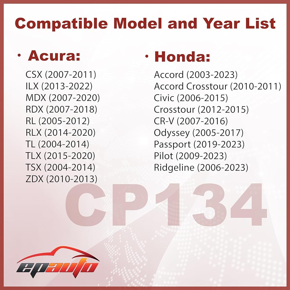 EPAUTO CP134 (CF10134) Premium cabin air filter with activated carbon 3 packs
