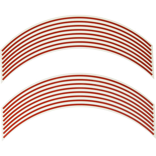 HASEPRO [Reflection Rim Sheet] For 14-18 inches (General purpose type) Front, rear, left and right set (Red) HPR-RRIM1R