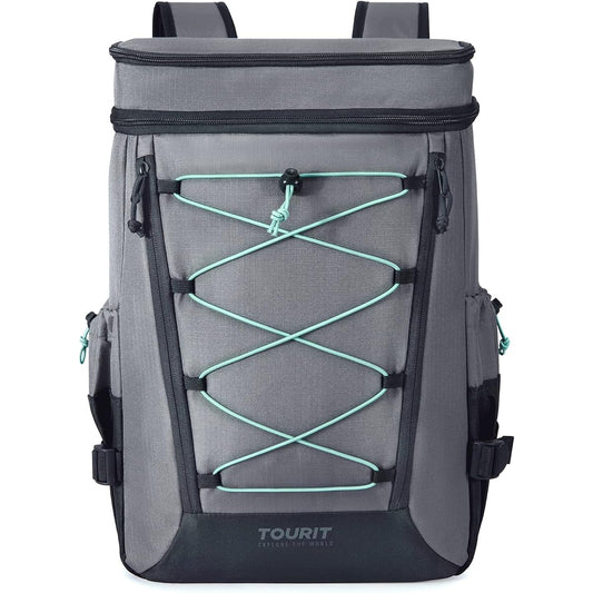 [Tourito] TOURIT Insulated Backpack, Thermal Backpack, Cooler Bag, Cooler Box, Large Capacity, Waterproof, Lightweight, For Fishing, Shopping, Delivery, Camping, Climbing, Outdoors, Men's, 24L
