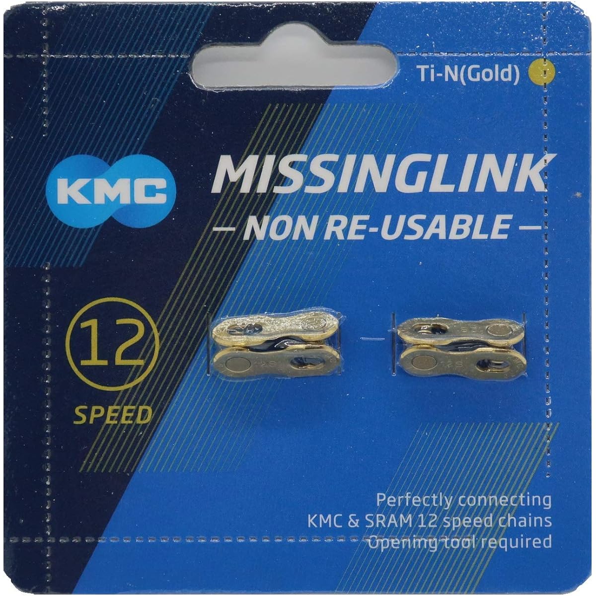 KMC Missing Link for 12 Speed/12S/12 Speed CL552-Ti-N Missing Link (Gold) [Parallel Import]