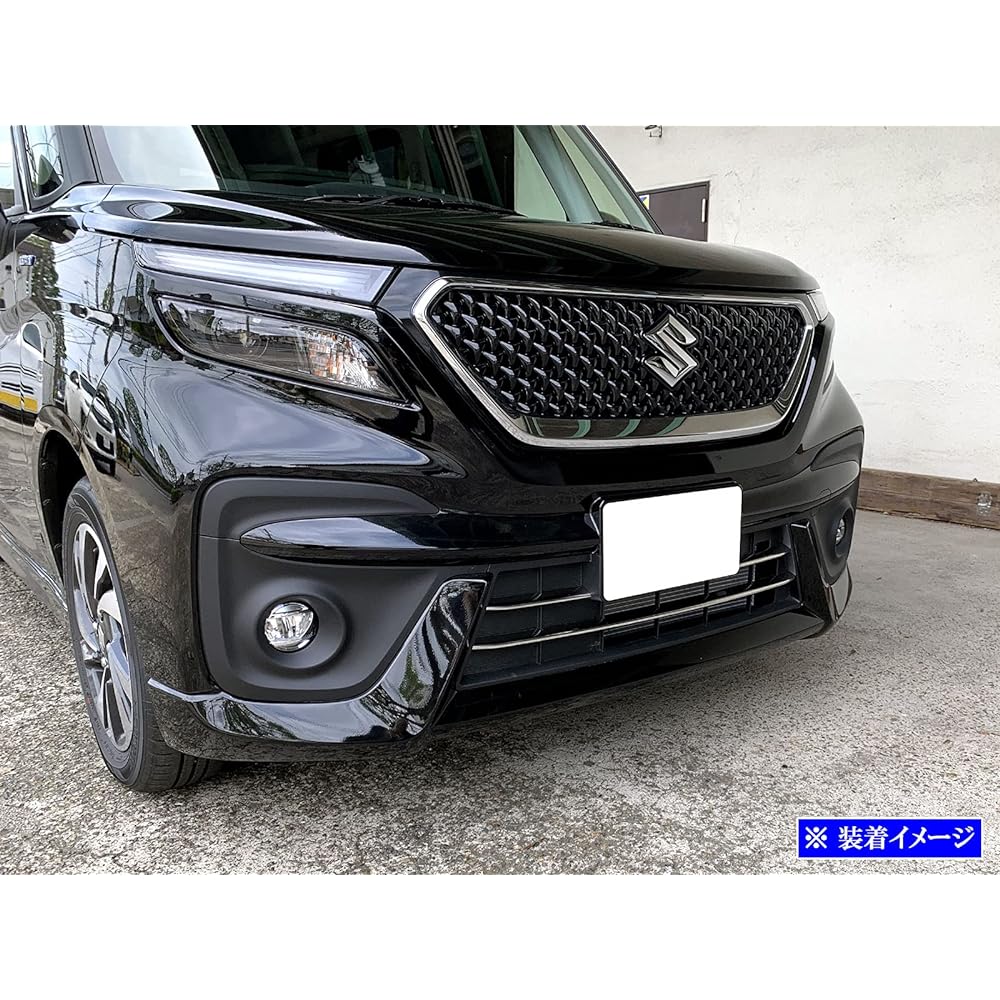 BRIGHTZ Soliobandit MA37S MA47S Super mirror stainless steel plated front bumper molding 3PC [FBUM-MOL-121] 37 47 47000