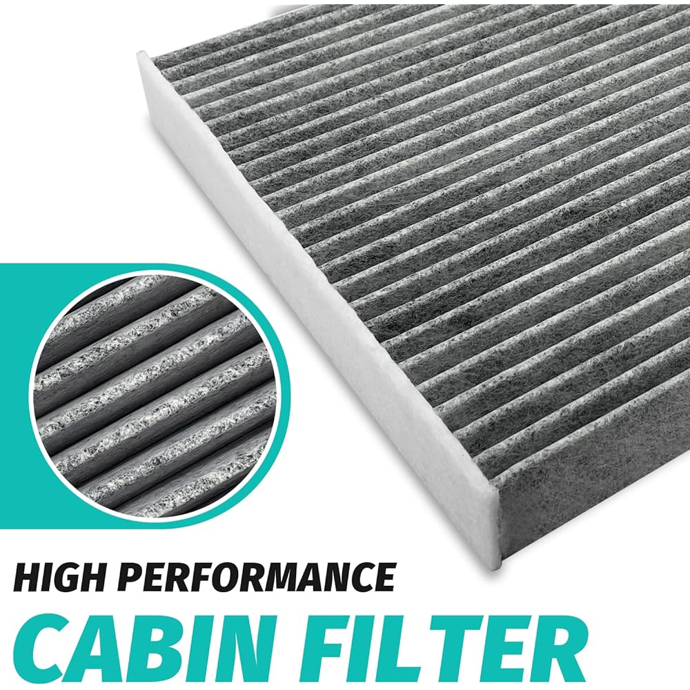 BW211 Cabin Air Filter A4 A5 A6 A6 A7 Q5 Q8 RS5 S6 S6 S6 S4 SQ5 SQ5 SQ7 SQ8 Replacement CF12211 4M0-819-439A Melt Blone Non-woven & Charcoal (carbon))