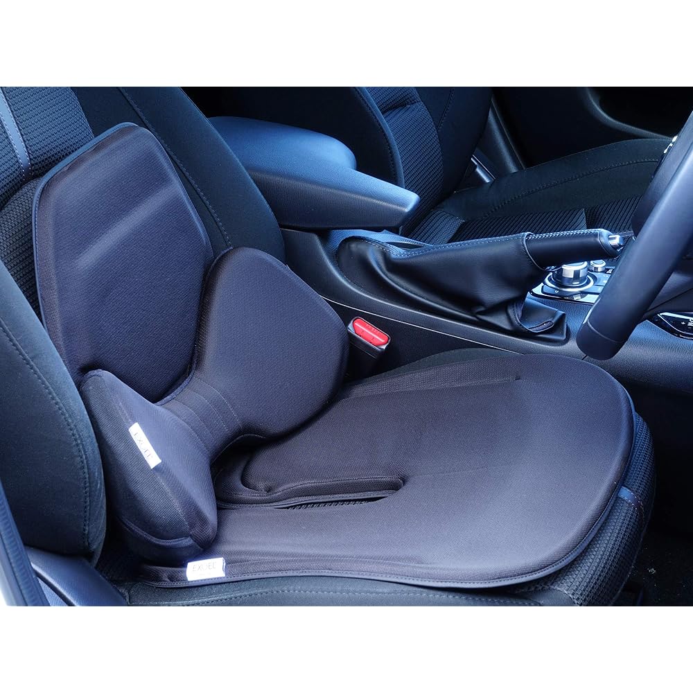 EXGEL Hug Drive Enza Gray Cushion Car Made in Japan Postpartum Gel Cushion