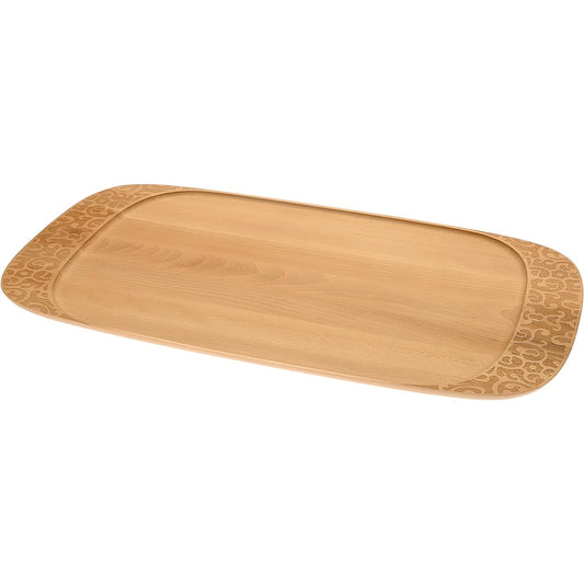 [Regular Imported Product] ALESSI Dressed in wood Tray 65cm MW27/65