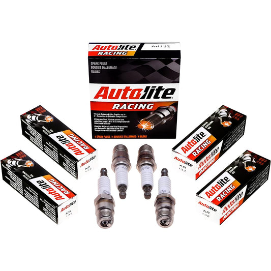 Autolite AR132 High Performance Racing Non-Resistor Spark Plug, 4 Pack