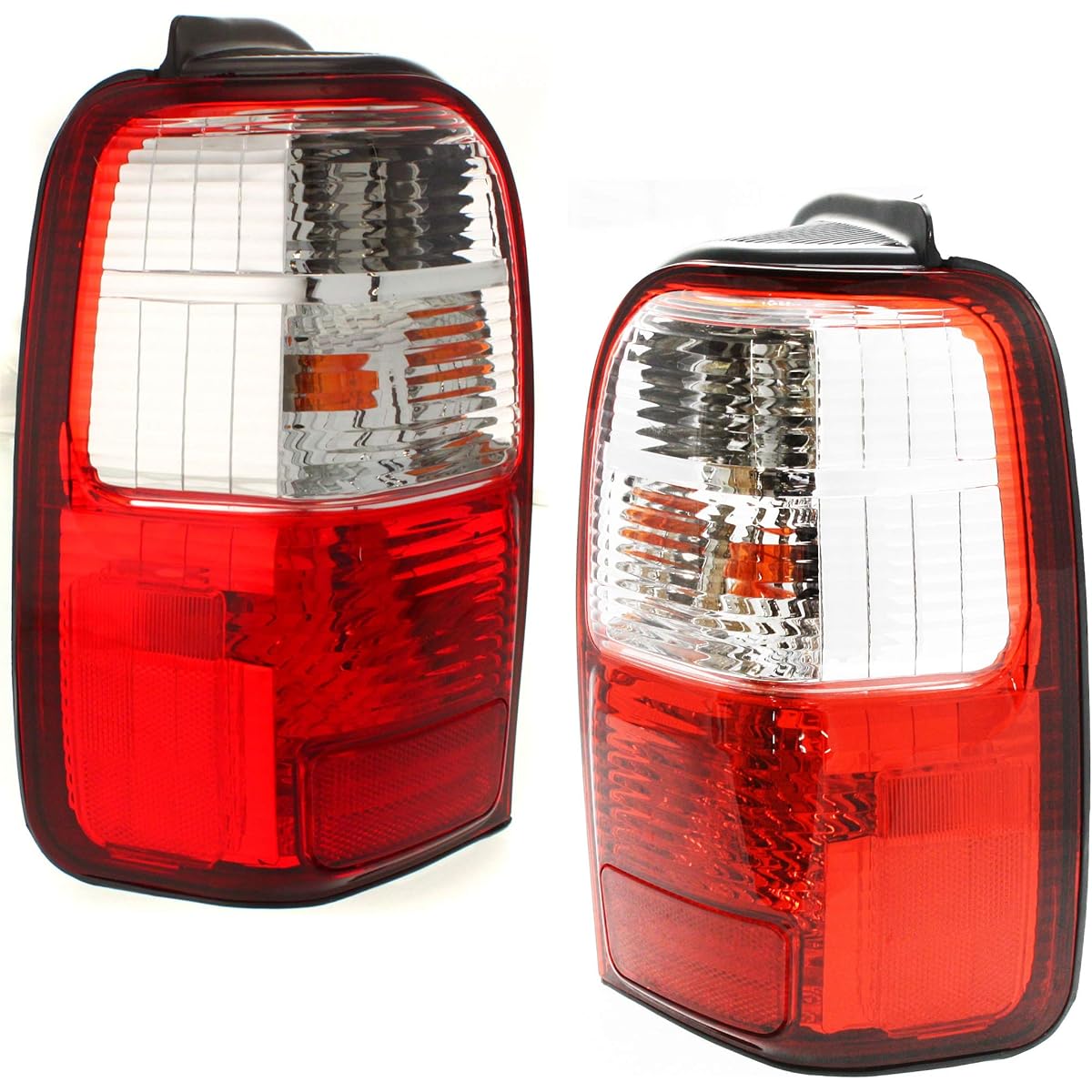 Taill Light Assembly 2001 - 2002 Toyota 4RUNNER Halo Genkenri & Red Lens Set Public seat side and driver's seat side