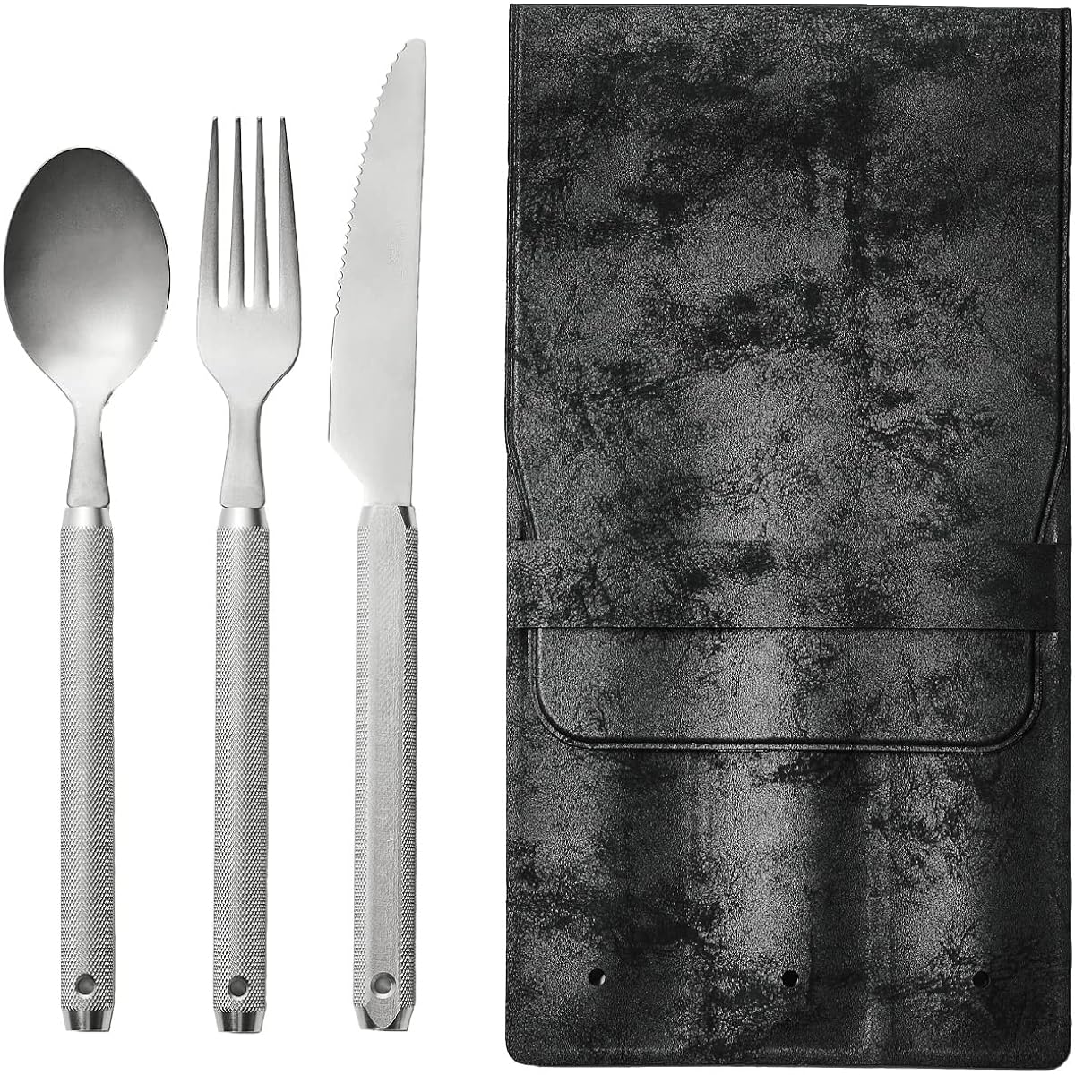 TOKYO CRAFTS Professional Series Cutlery Set, Made in Japan, Rust-resistant, Anodized, Silver