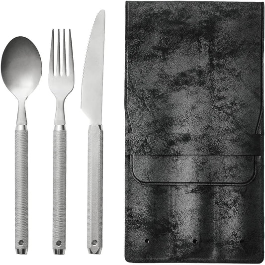 TOKYO CRAFTS Professional Series Cutlery Set, Made in Japan, Rust-resistant, Anodized, Silver