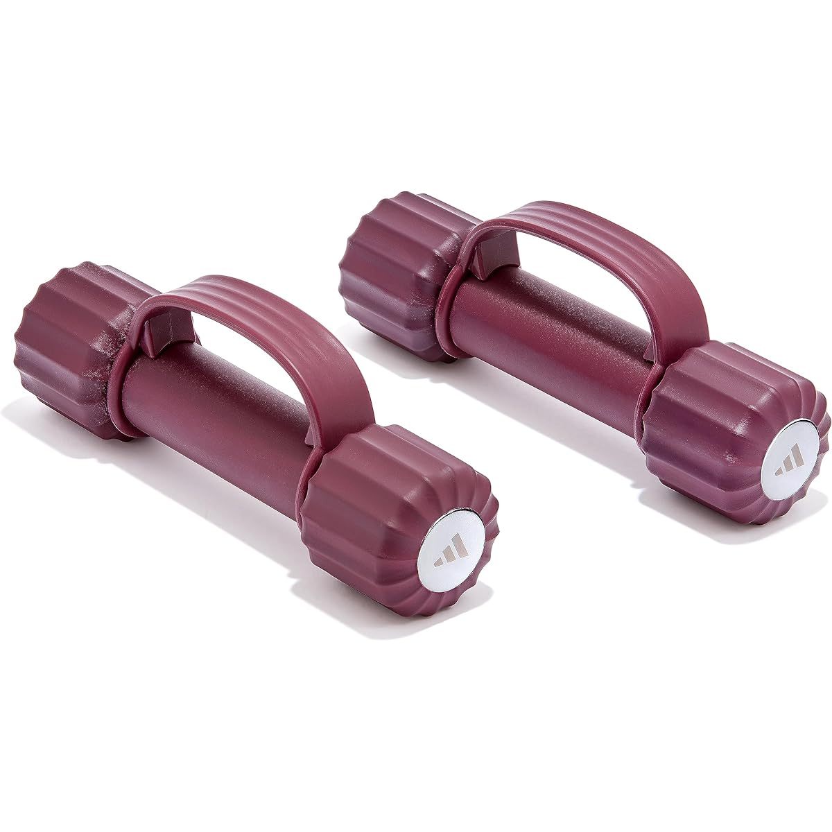 adidas Soft Grip Dumbbells 1kg (Pair) Victory Crimson Color Silicone Rubber Handle ADWT-11300