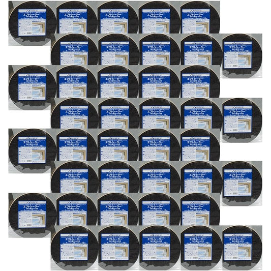 Nitoms Airtight packing for windows and sashes, black 5mm x 15mm x 10m G0081 40 rolls