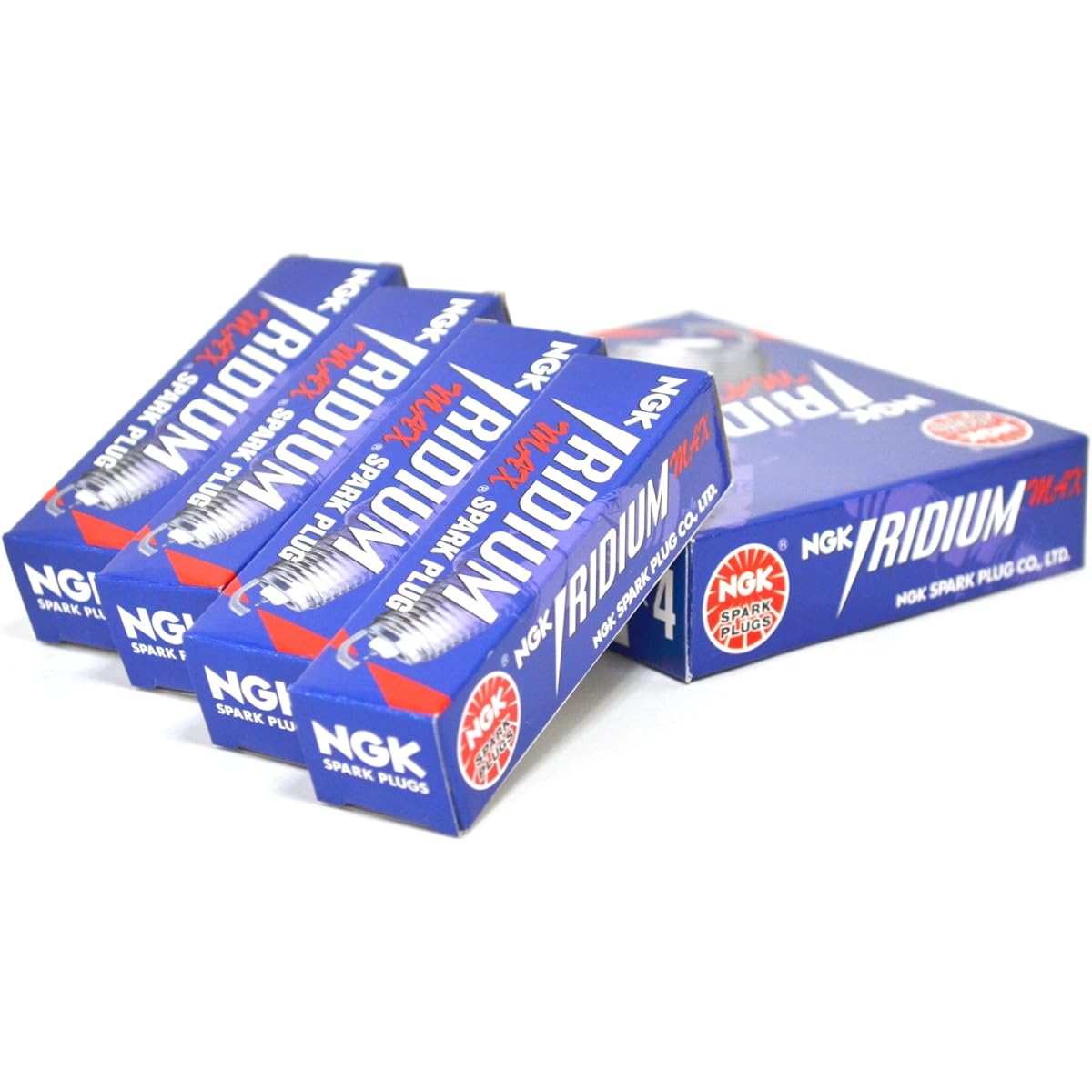 NGK IRIDIUM MAX BKR6EIX-P 3099 Spark Plug Set of 4 Ponte Caulking Type