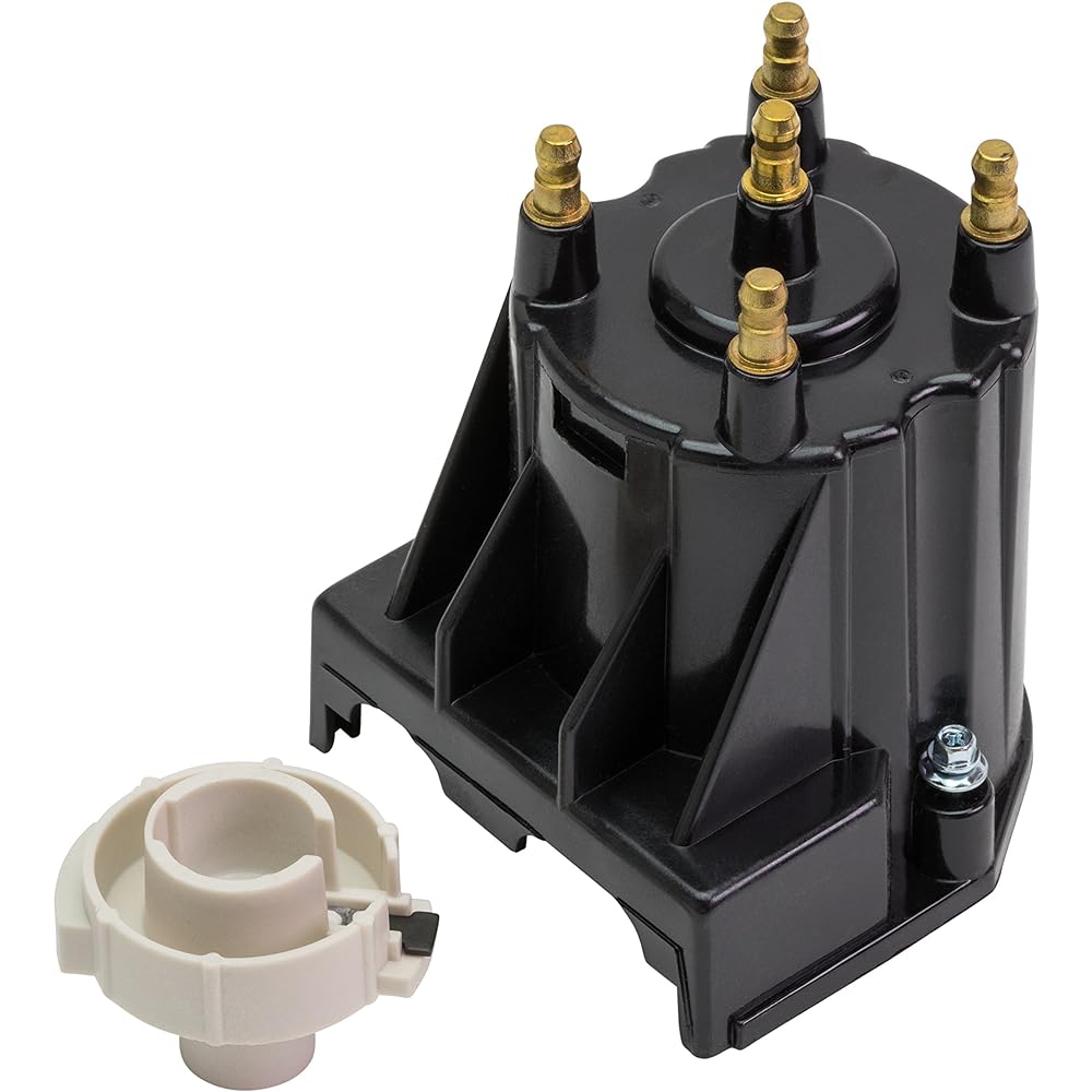 QuickSilver Distributor Cap Kit 811635Q2 With General Motors Marine 4 Cylinder Engine DELCO EST Includes Ignition System