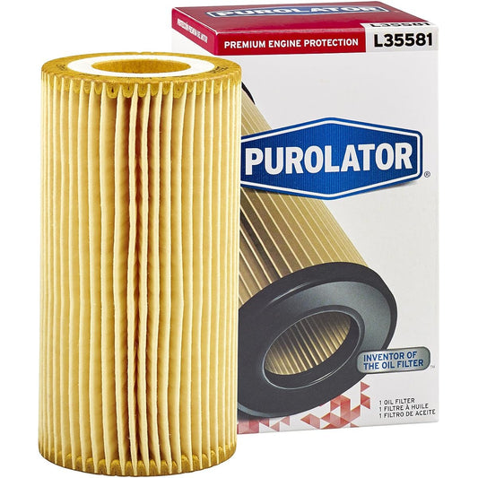 PUROLATOR L35581 Red Small Premium Engine Protection Cartridge Oil Filter