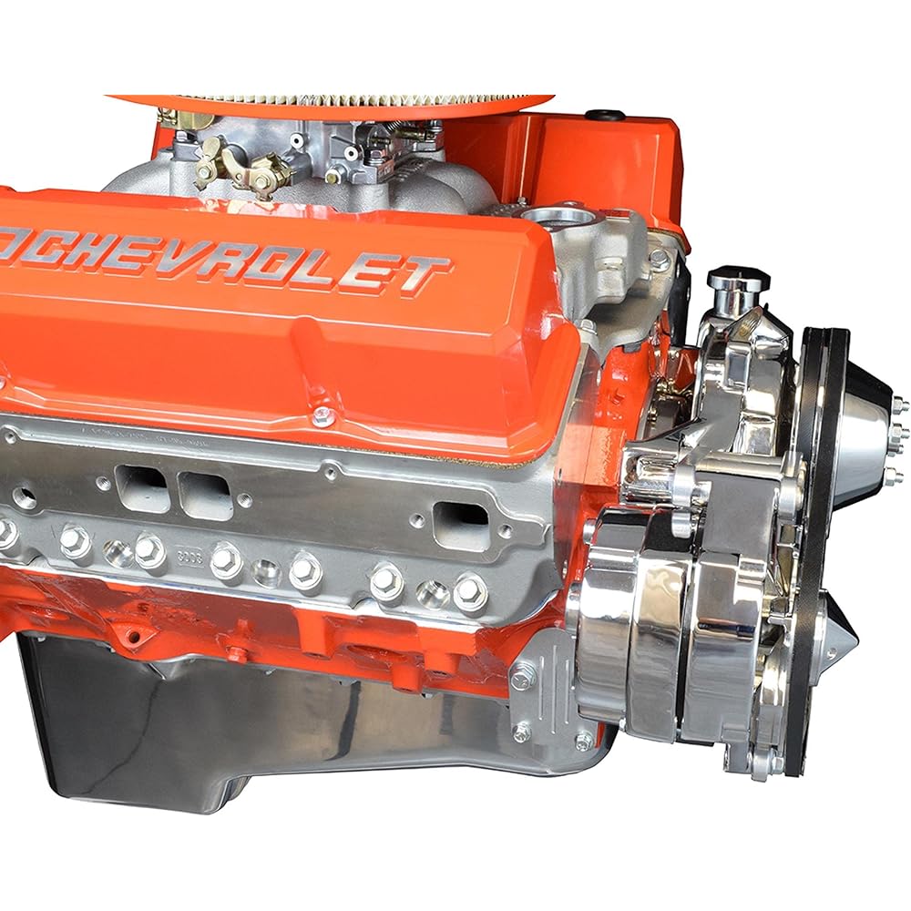 ICT Billet SBC LWP Alternator Bracket Double Hump Head Adjustable Billet Kit Small Chevrolet 305 327 350 5.0L 5.7L V8 8 Cylinder Long Water Pump Cabretor V Belt Chevrolet 551672X Compatible