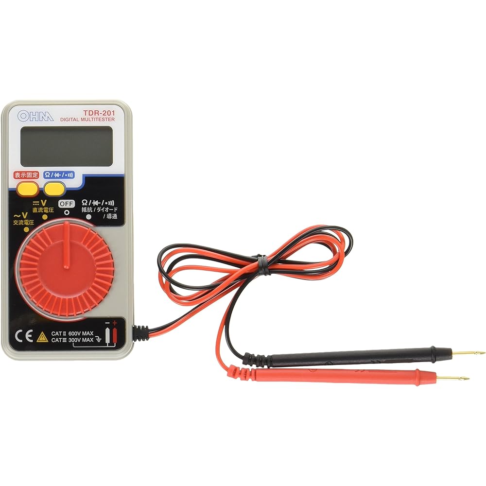 Ohm Electric Digital Multi Tester TDR-201