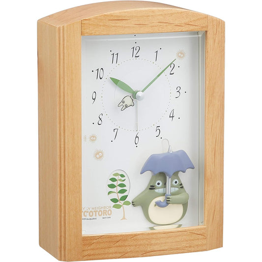 RHYTHM My Neighbor Totoro Alarm Clock Music Box with Melody Brown Totoro R752N 4RM752MN06