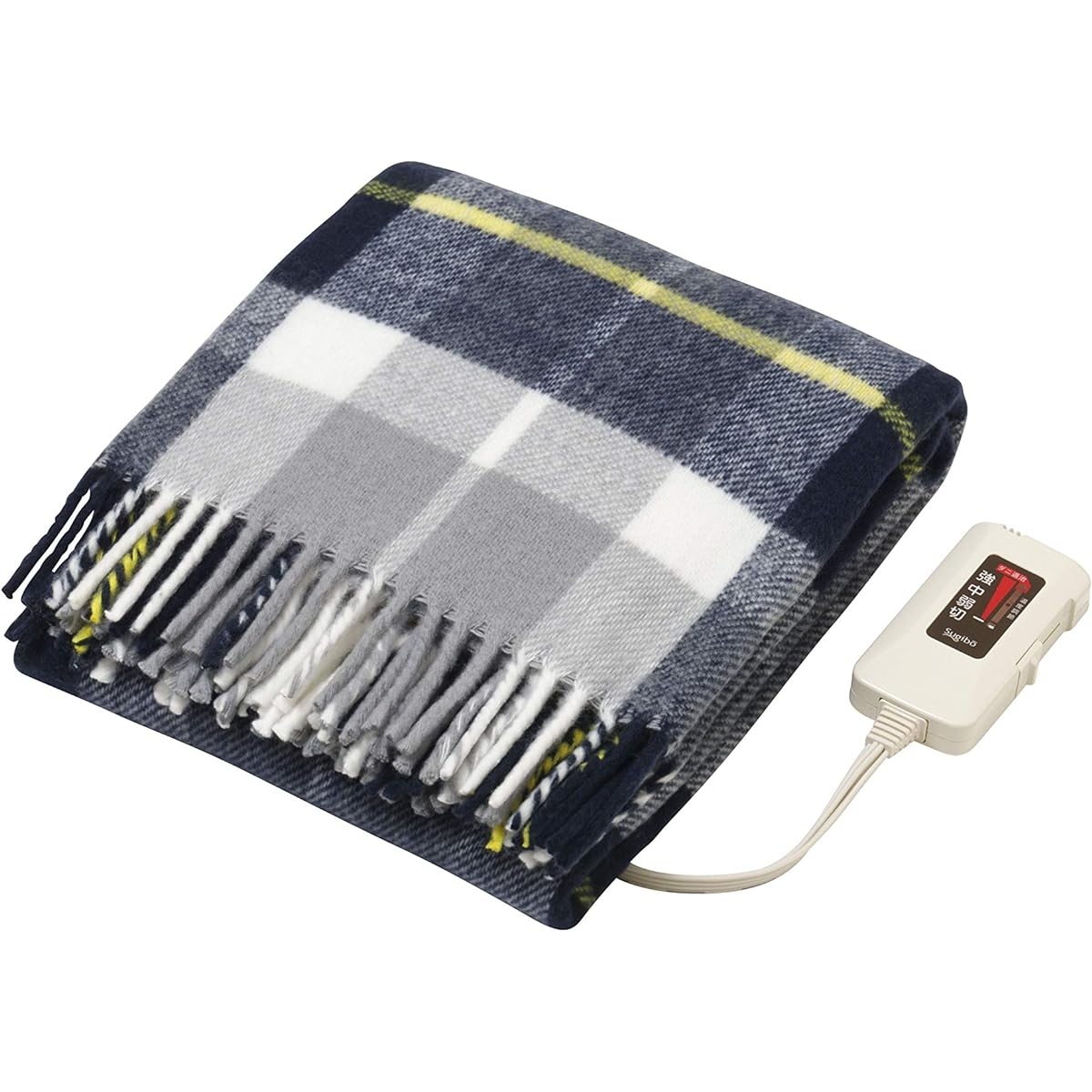 Sugibo Washable Electric Throw SB-H503(GY) Gray Check