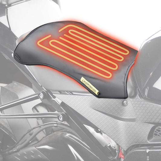 Komine Bike 12V Heating Seat Pad Free Black 08-305 EK-305