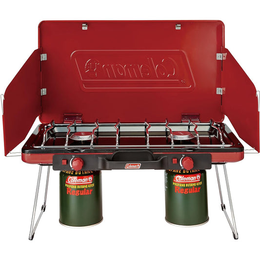Coleman Grill Powerhouse LP Two Burner Stove II with Carry Handle High Power