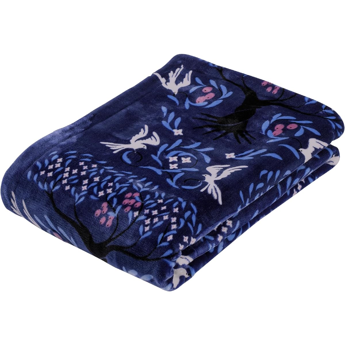 Nishikawa 2-Piece Blanket Single Washable Finlayson Vapaus Winter Reversible Navy FQ03905012