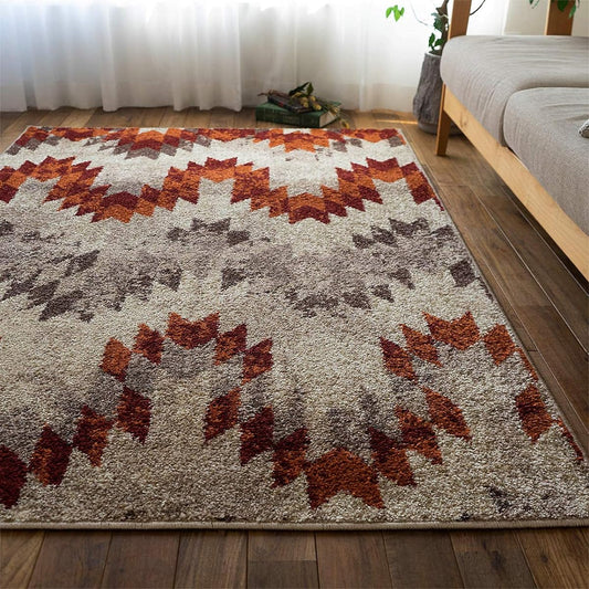 Sayang Sayan Geometric Chevron Rug Carpet Cahier 200x250 3 Tatami Red Wilton
