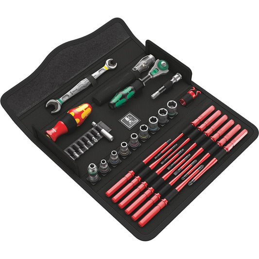 Wera 05135926001 | Tool set Kraftform Kompakt W 1 for repair 35 pieces [Japanese regular import product]