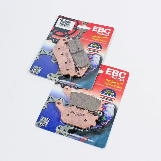 Front and rear EBC HH brake pads -2 pairs -FA196HH x 1, FA174HH x 1.